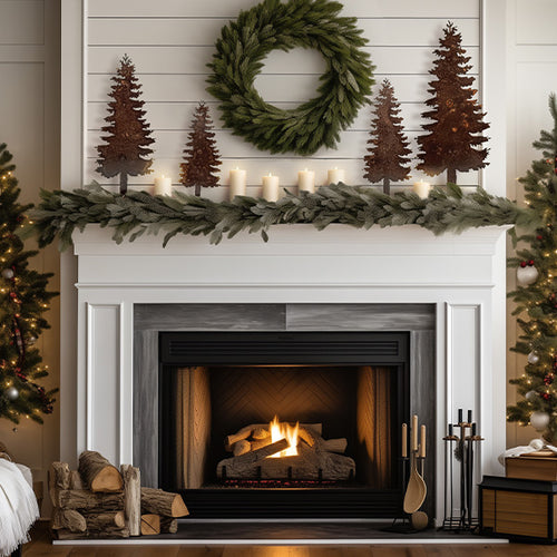 Metal Christmas Trees - Decor Steals