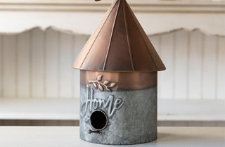 Copper and Galvanized Birdhouse, Pick Your Style