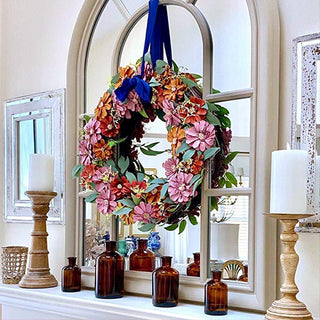 Premium Pinecone Floral Wreath | DES Exclusive