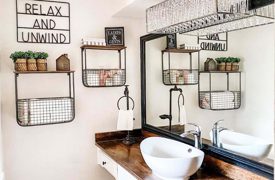 Wire Baskets Are Great Ways to Keep Your Bathroom and Kitchen Sink