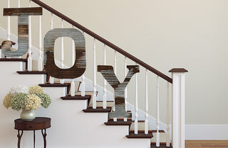 Rusted Corrugated Metal JOY Sign | DES Exclusive