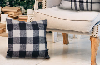 Modern Farmhouse Buffalo Check Inspired Pillows, Set of 2