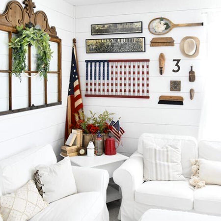 Wooden American Flag | American Flag Wall Decor - Decor Steals