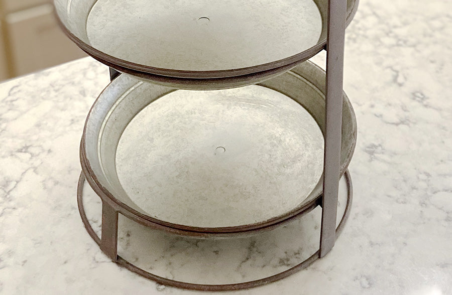 Three Tier Pie Pan Display Rack - Decor Steals
