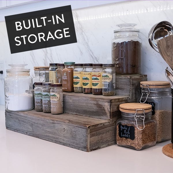 Stair Step Riser Storage Cubby - Decor Steals