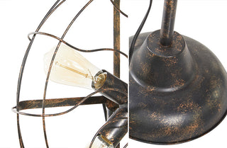 55 Inch Tall Vintage Inspired Fan Floor Lamp