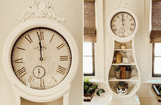 HUGE 75 Inch Mora Clock with Shelves