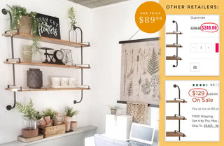 Industrial Open Shelving System