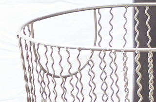 Modern Industrial Wire Storage Baskets, Set of 3