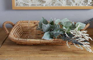Water Hyacinth Basket Trays, Set of 3