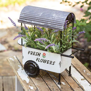Fresh Flowers Planter Cart