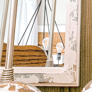 Scalloped Wooden Framed Mirror | DES Exclusive
