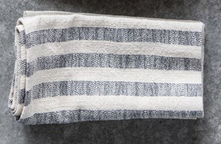 Woven Cotton Striped Napkins, Set of 4