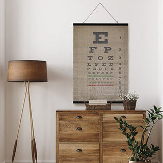 Vintage-Inspired Hanging Eye Chart