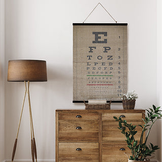 Vintage-Inspired Hanging Eye Chart