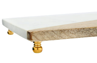 Two-Toned Marble & Mango Wood Board