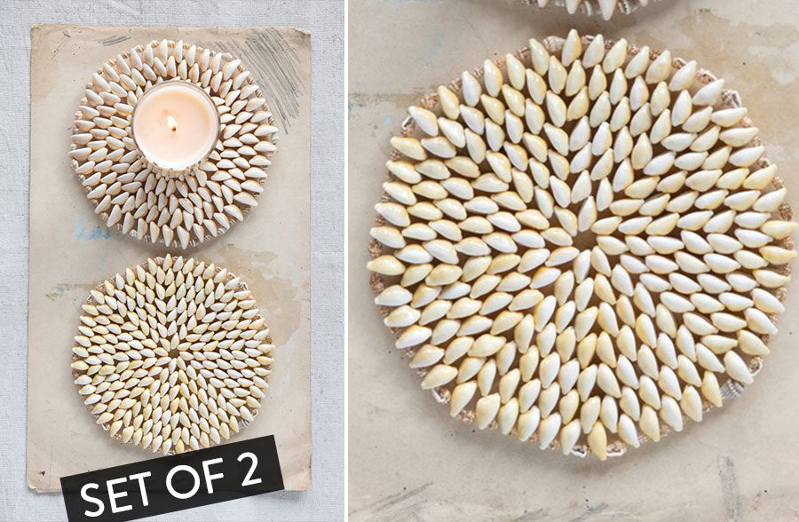 Round Shell Trivets – Decor Steals