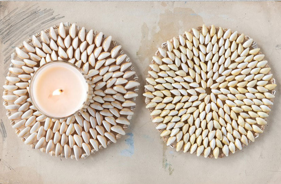 Round Shell Trivets - Decor Steals