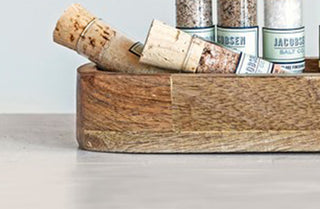 Rounded Edge Long Wooden Tray