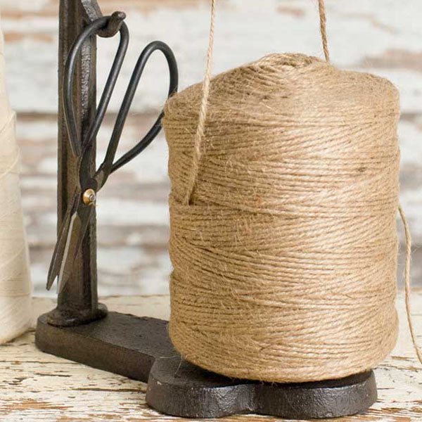 Cast Iron String Holder with Scissors | Vintage Inspired - Decor Steals