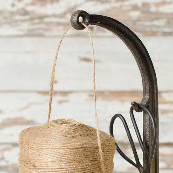 Cast Iron String Holder with Scissors | Vintage Inspired - Decor Steals