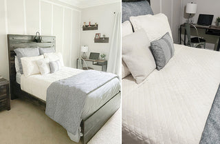 Cotton Quilt Bedding Set, Pick Your Size/Color