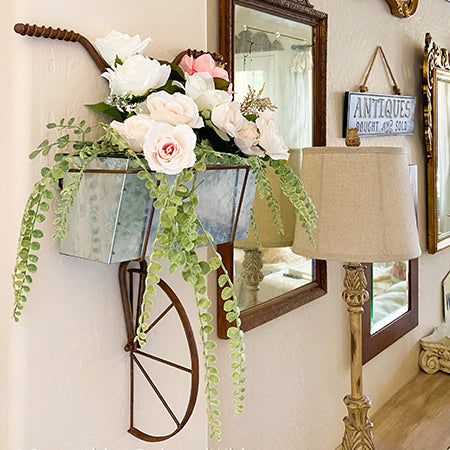hanging bicycle planter Bicycle Wall Planter | Bicycle Planter