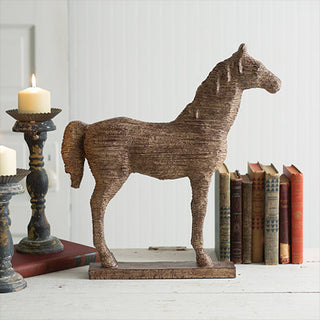 Carved Tabletop Horse Statue