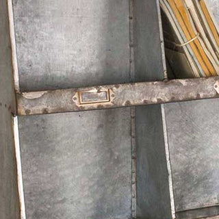 LARGE Galvanized Cubby Wall Unit