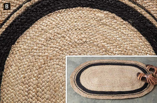 Natural Jute Accent Rug, Pick Your Style