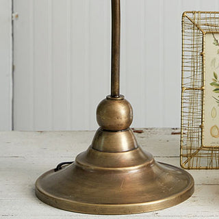 Antique Gooseneck Brass Finish Lamp