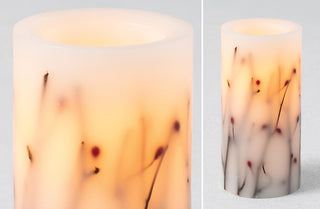 Twigs & Berries LED Candles, Set of 2