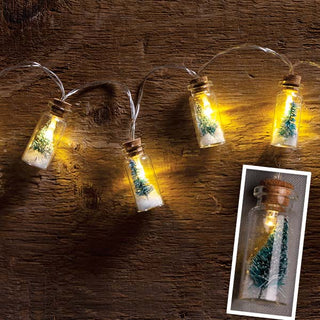 Christmas Tree Bottles Light Garland