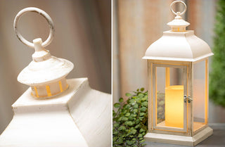 Lantern with LED Candle, Pick Your Color