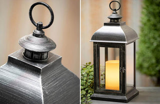 Lantern with LED Candle, Pick Your Color