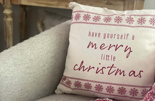Merry Little Christmas Pillow