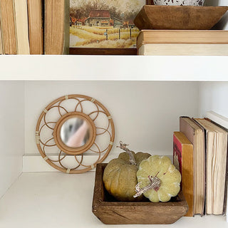 Square Wooden Dough Bowls, Set of 2