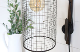 Industrial Caged Wall Sconce