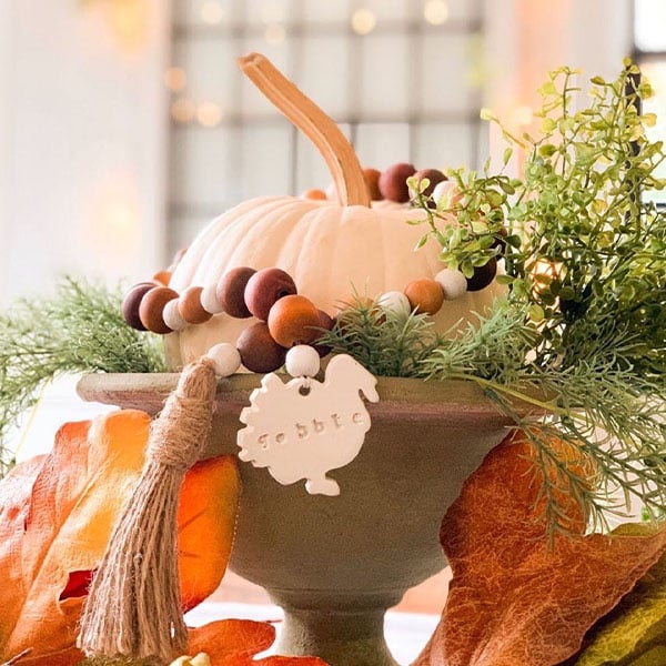 Wood Bead Garland Farmhouse Wood Bead Garland Decor Steals