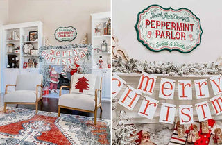 North Pole Peppermint Parlor Sign