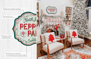 North Pole Peppermint Parlor Sign