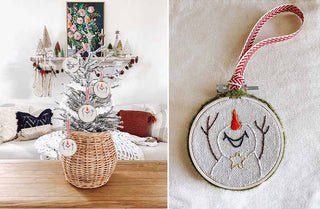 Snowman Ornament | Handmade in the USA