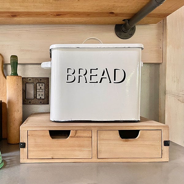 Wooden Storage Riser with Drawers - Decor Steals