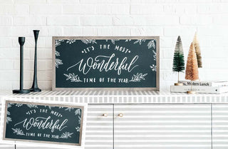Wonderful Time of the Year Sign | Handmade in the USA