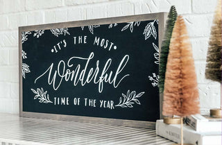 Wonderful Time of the Year Sign | Handmade in the USA