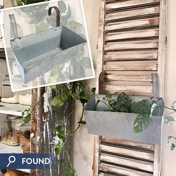 hanging plant troughs Galvanized Hanging Planter Trough