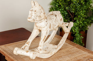 Decorative Handcrafted Wooden Rocking Horse