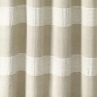Taupe Knotted Tassel Shower Curtain