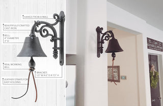 Hanging Dinner Bell with Bracket