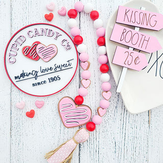Valentine's Day Beaded Garland, Pick Your Style